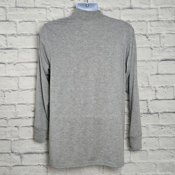 NWT USA Long Sleeve T Shirt by Jenson Size Small Gray Patriotic - Picture 2 of 16